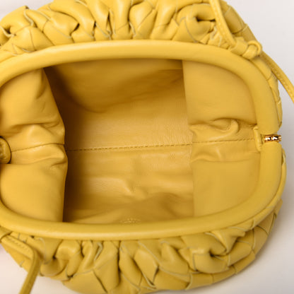 Bottega Veneta Nappa Intrecciato The Mini Pouch Buttercup 5 of 10
