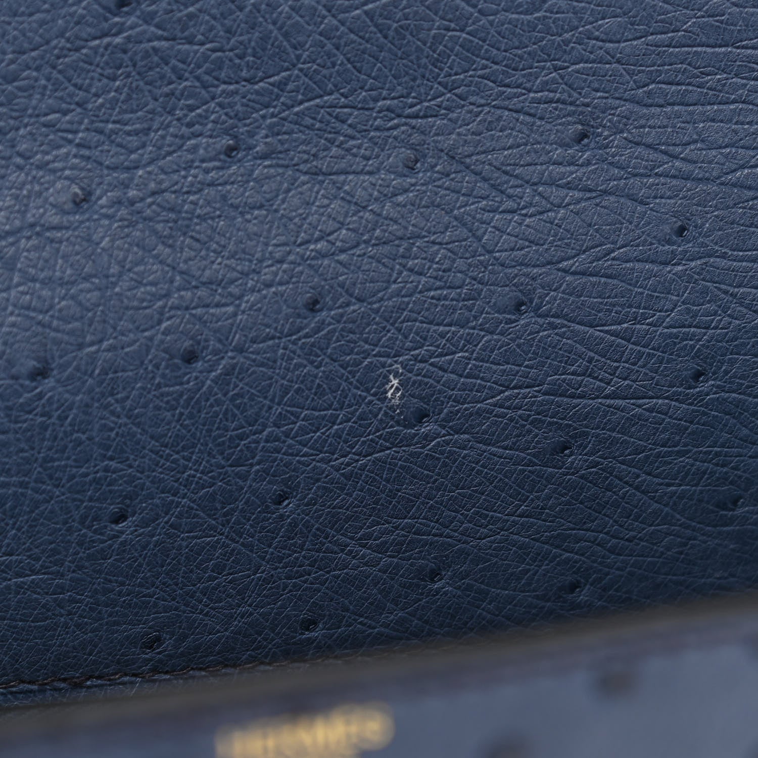 Hermes Ostrich Kelly Sellier 28 Bleu Roi 10 of 15