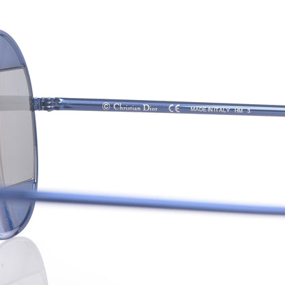 Christian Dior Split 1 Aviator Sunglasses Blue Silver 6 of 7