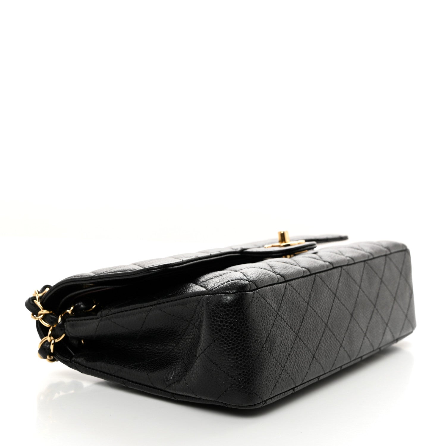 Chanel Caviar Quilted Medium Double Flap Black 4 of 10