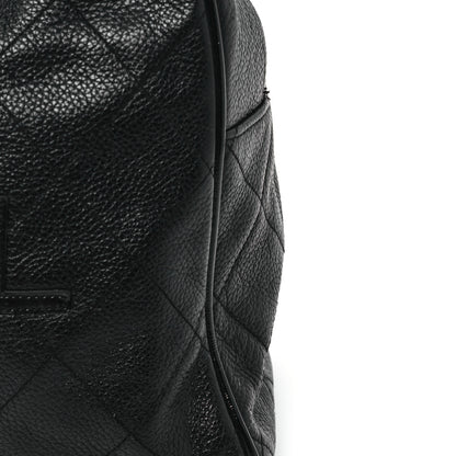Chanel Calfskin Patent Quilted Bowler Black 11 of 13