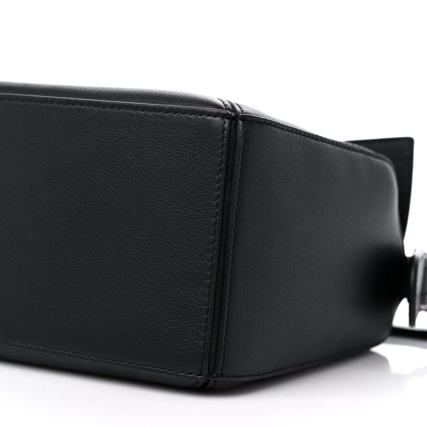 Calfskin Small Puzzle Bag Black
