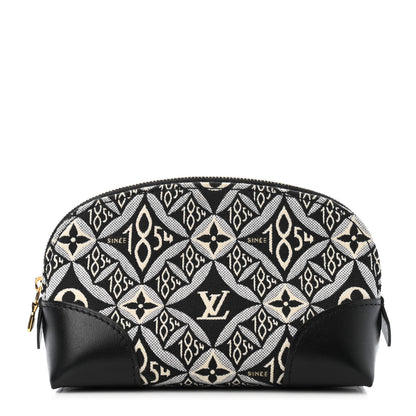 Louis Vuitton Jacquard Since 1854 Cosmetic Pouch PM Grey 1 of 4