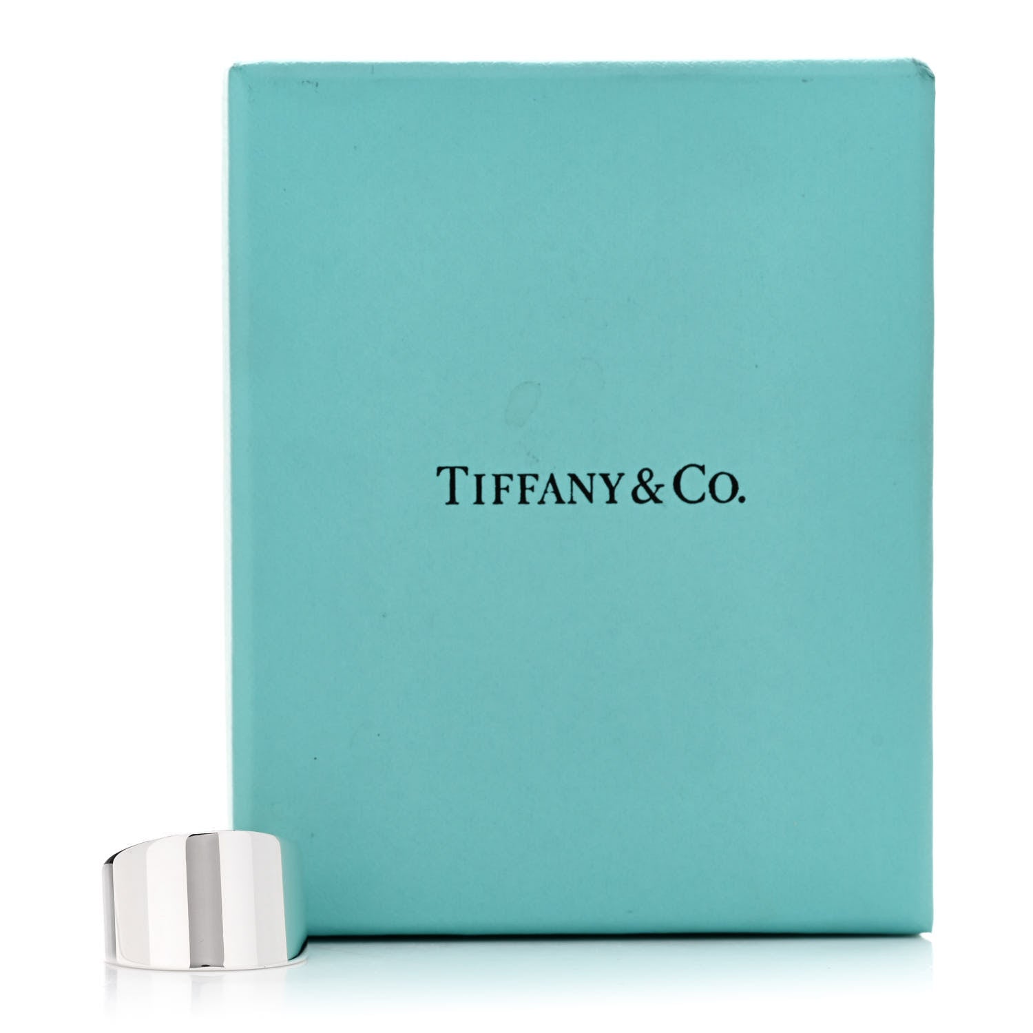 Tiffany Sterling Silver Out of Retirement Wide Ring 52 6 5 of 5