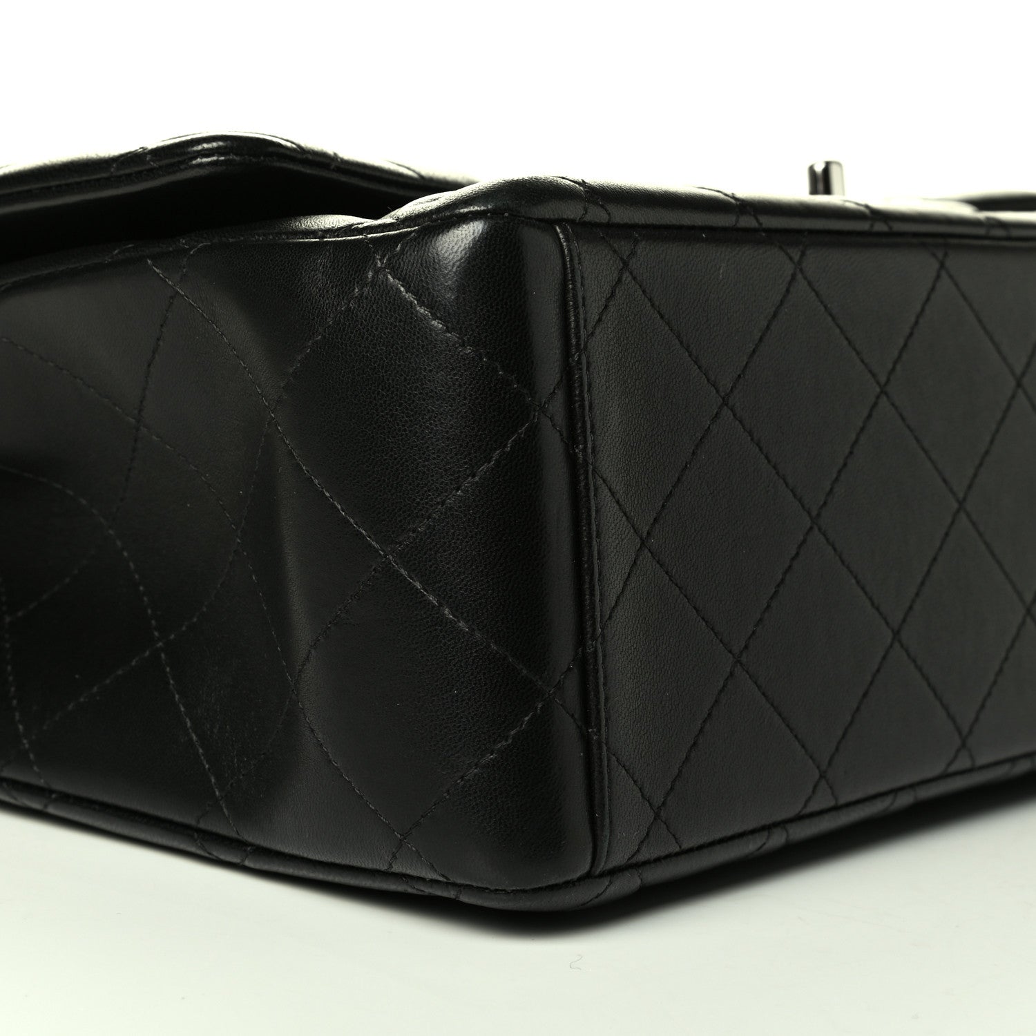 Chanel Lambskin Quilted Maxi Double Flap Black 6 of 8