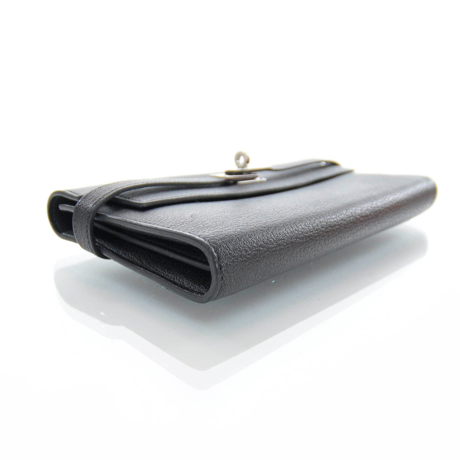 Hermes Chevre Kelly Longue Wallet Black 3 of 5