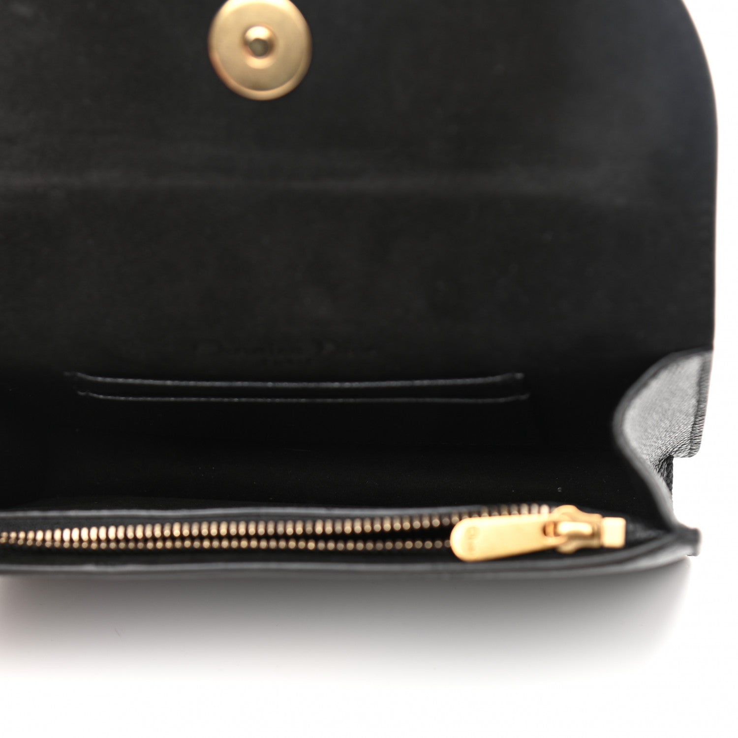 Christian Dior Grained Calfskin Saddle Belt Bag Black 5 of 10