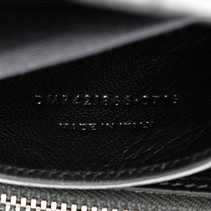 Saint Laurent Calfskin Crocodile Embossed Monogram Large College Satchel Black 6 of 9