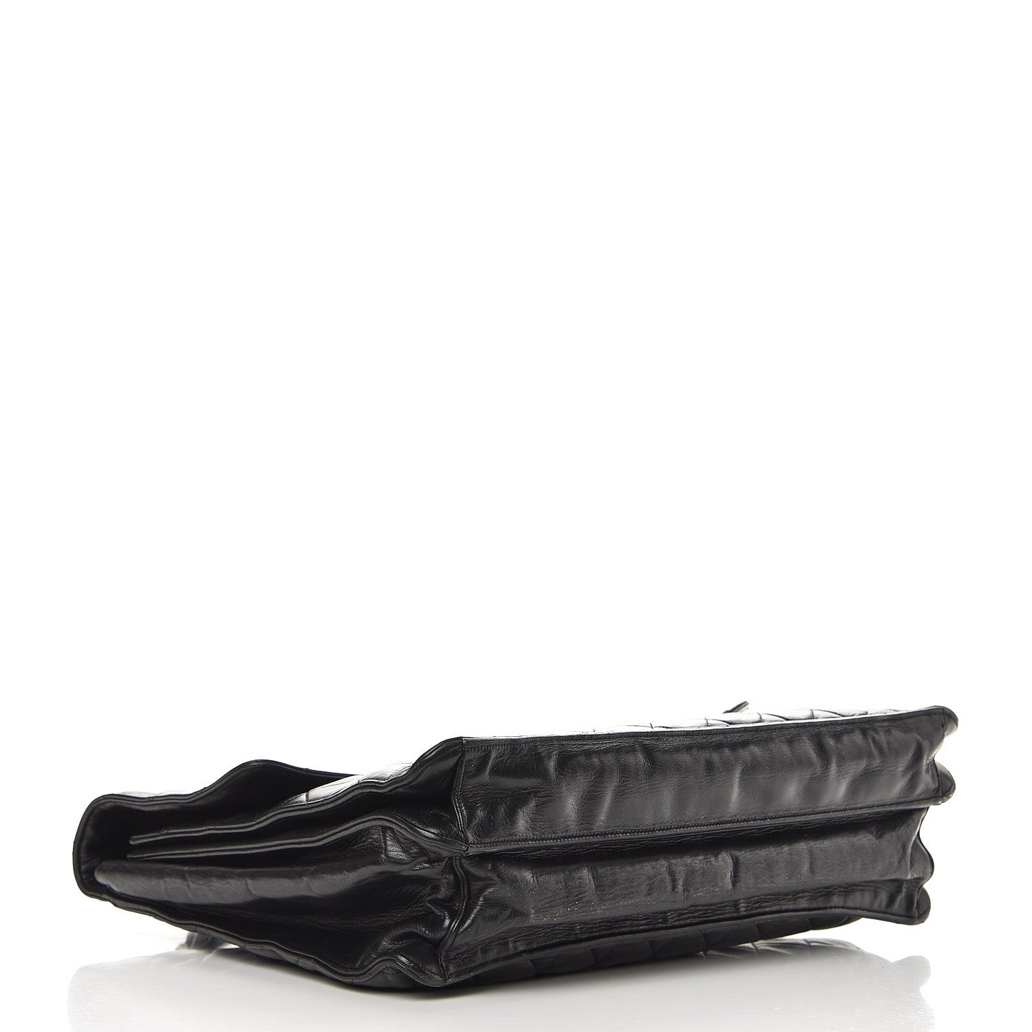 Chanel Lambskin Quilted Briefcase Laptop Bag Black 5 of 15