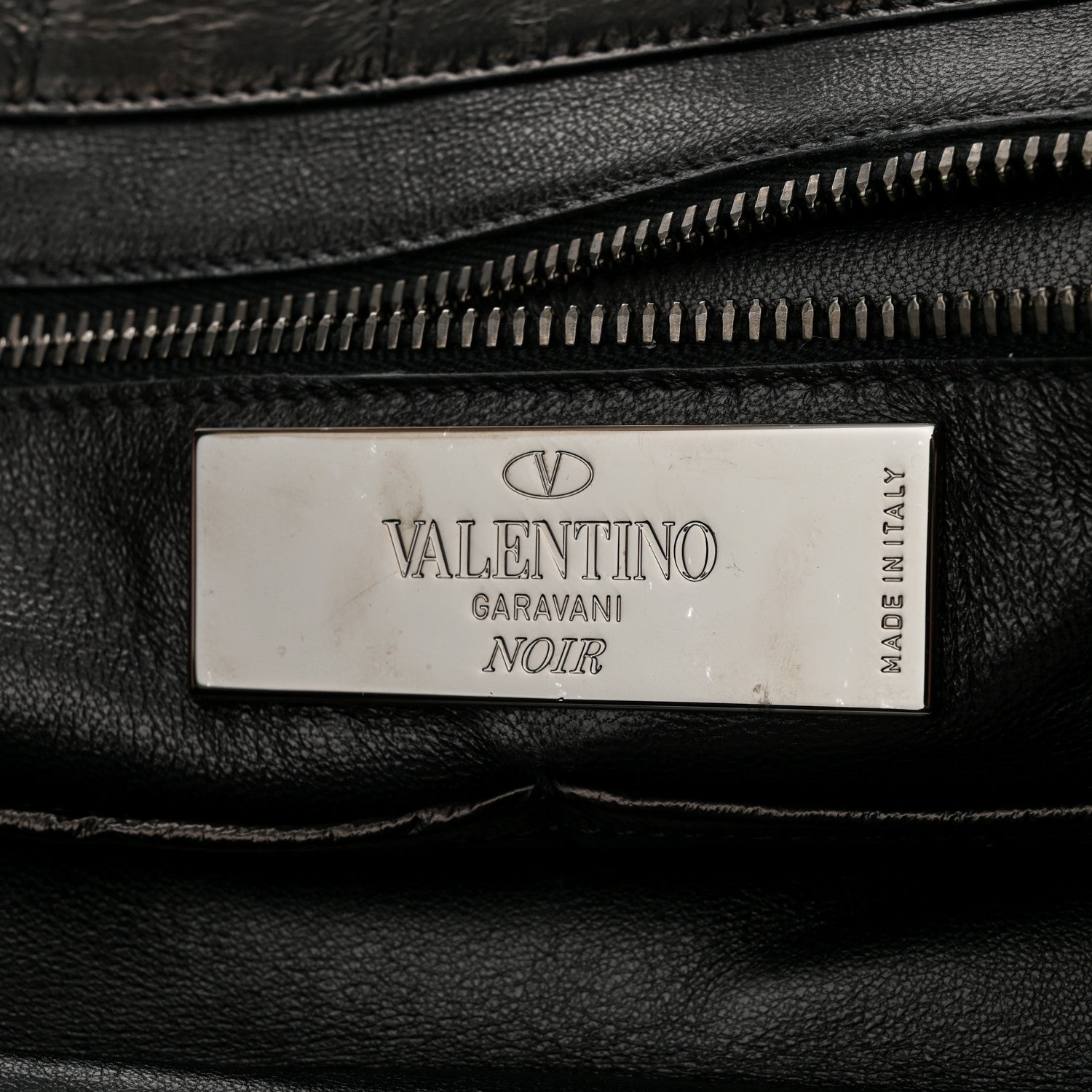 Valentino Garavani Eel Skin Medium Rockstud Tote Black 5 of 10