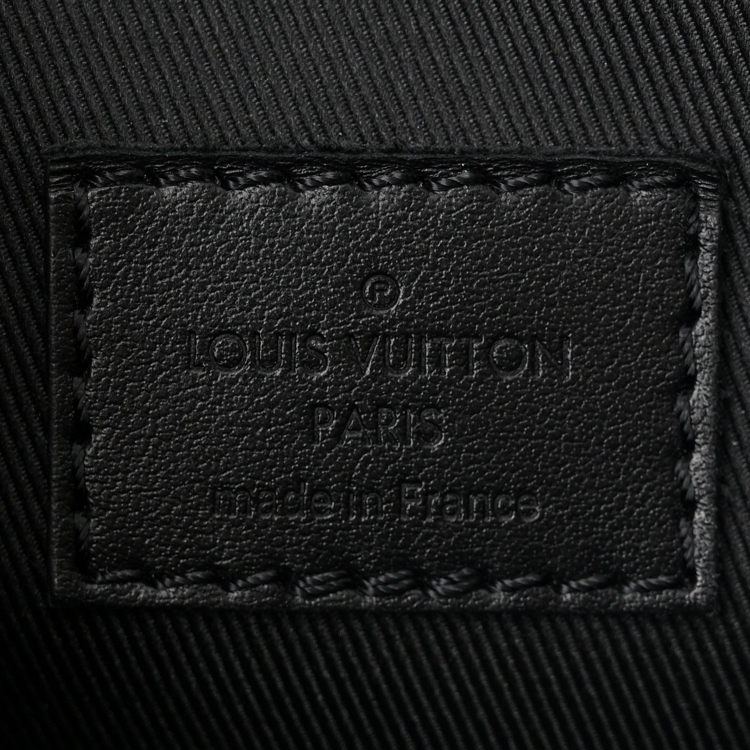 Louis Vuitton Monogram Eclipse Saumur Slingbag Black 6 of 11