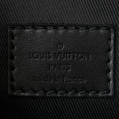 Louis Vuitton Monogram Eclipse Saumur Slingbag Black 6 of 11