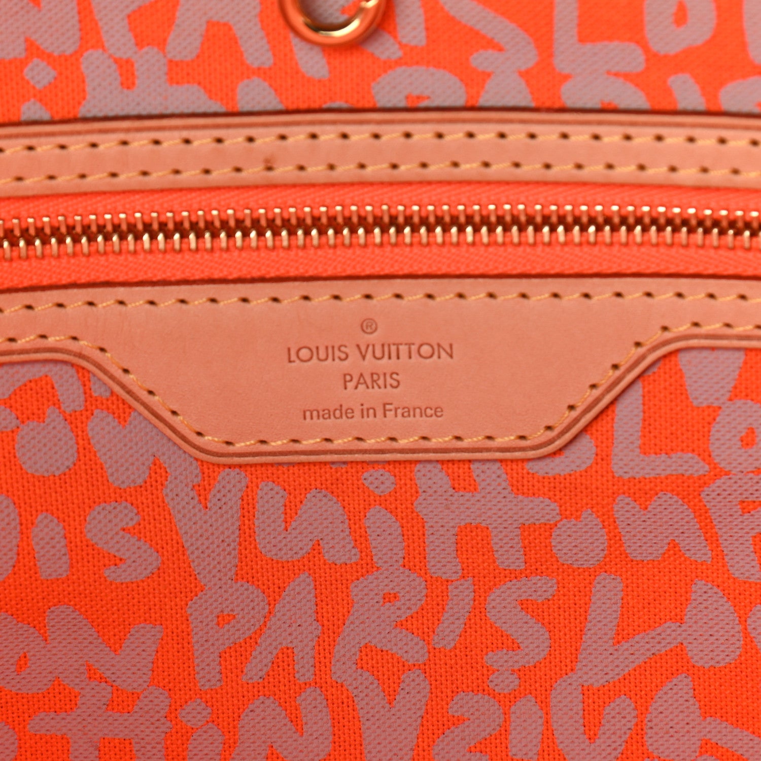 Louis Vuitton Monogram Graffiti Neverfull GM Orange 6 of 10