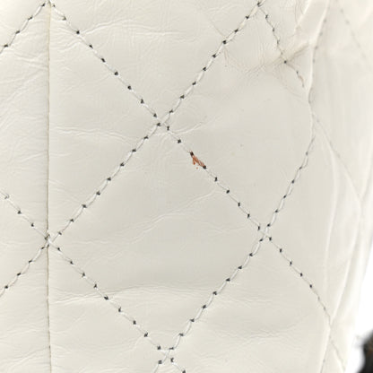 Chanel Aged Calfskin Quilted Gabrielle Backpack Black White 12 of 12