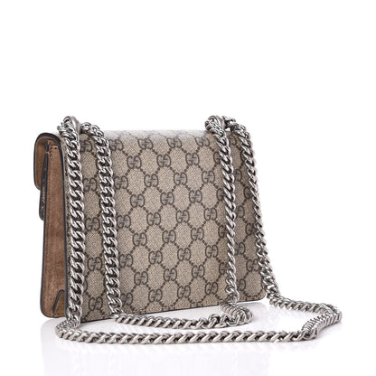 Gucci GG Supreme Monogram Mini Dionysus Shoulder Bag Taupe 4 of 9