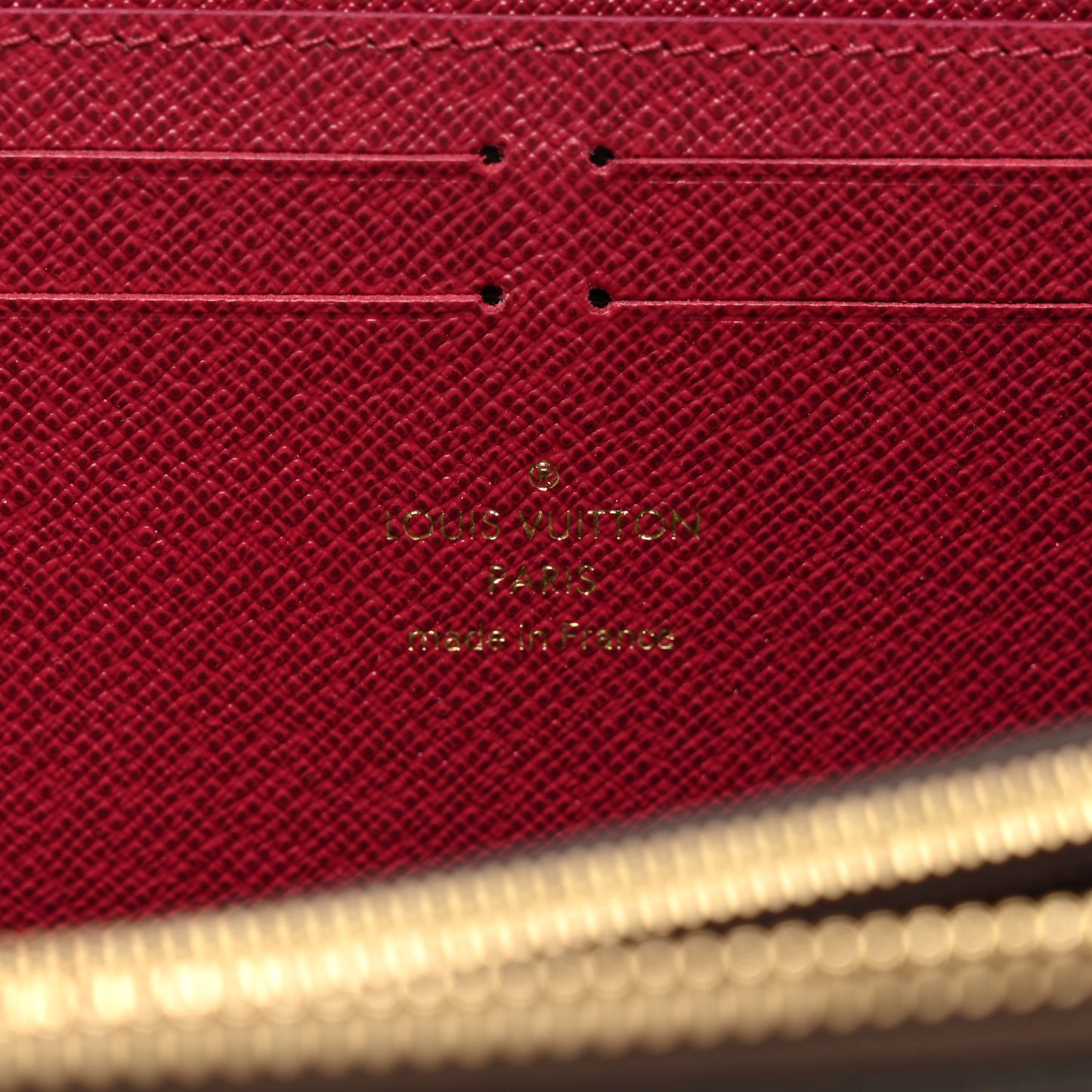 Monogram Clemence Wallet Fuchsia
