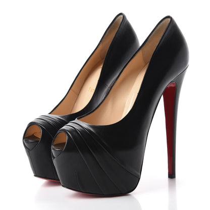 Christian Louboutin Nappa Drapesse 160 Pumps 40 Black 3 of 8