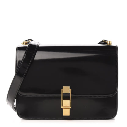 Saint Laurent Patent Calfskin Carre Satchel Black 1 of 10