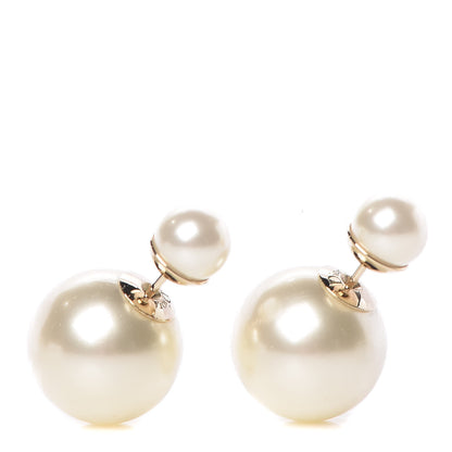 Christian Dior Pearl Mise En Dior Tribal Earrings 1 of 4