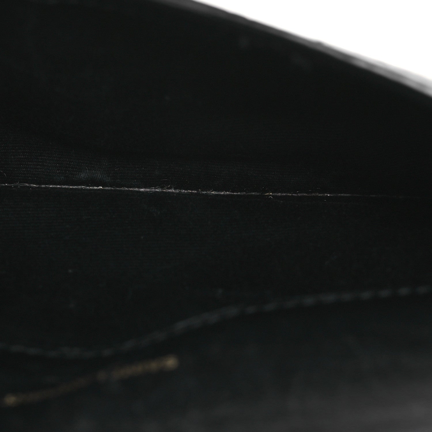 Saint Laurent Crocodile Embossed Monogram Phone Holder Crossbody Black 5 of 14