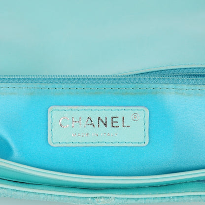 Chanel Snakeskin Ultimate Stitch Flap Light Blue 7 of 8