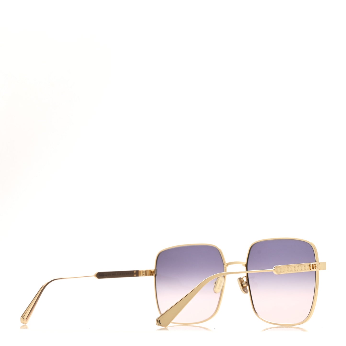 DiorCannage S1U Metal Sunglasses Gold