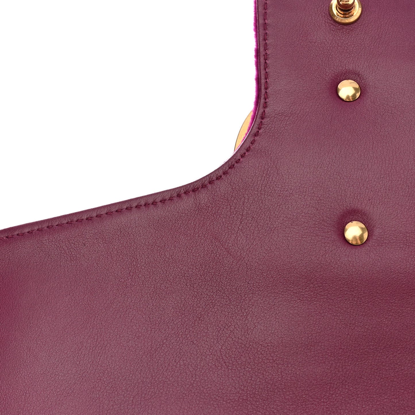 Velvet Matelasse Loved Embroidered Medium GG Marmont Shoulder Bag Fuchsia Violet Cyclamen
