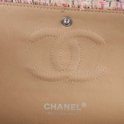Chanel Tweed Quilted Medium Fantasy Sequin Double Flap Multicolor 8 of 9