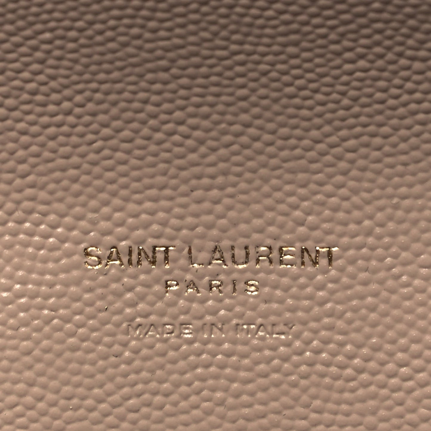 Grain De Poudre Matelasse Chevron Monogram Envelope Clutch Dark Beige