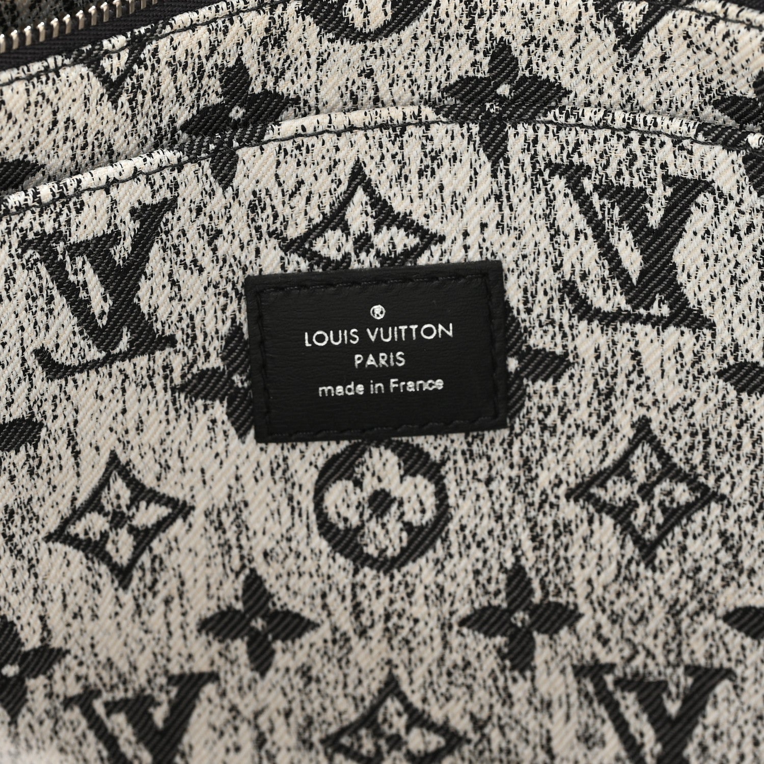 Louis Vuitton Monogram Jacquard Denim Onthego MM Black 6 of 10