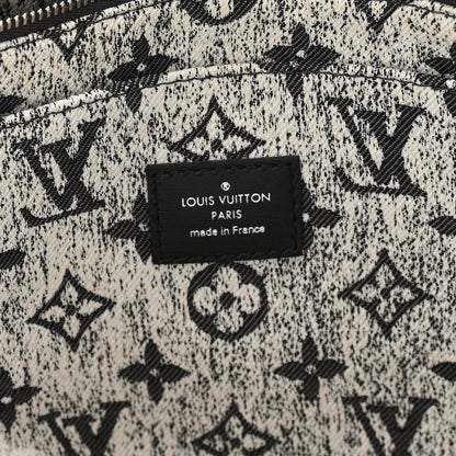 Louis Vuitton Monogram Jacquard Denim Onthego MM Black 6 of 10