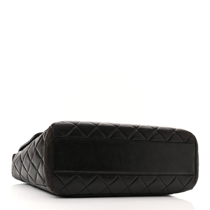 Chanel Lambskin Quilted CC Flap Shoulder Bag Black 4 of 10