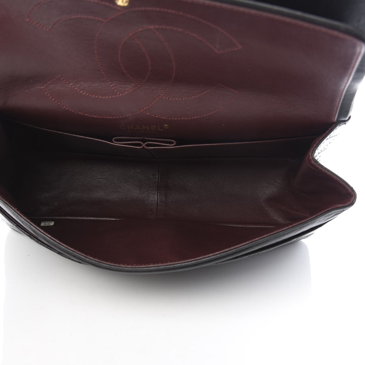 Aged Calfskin Quilted 2.55 Reissue 227 Flap Black