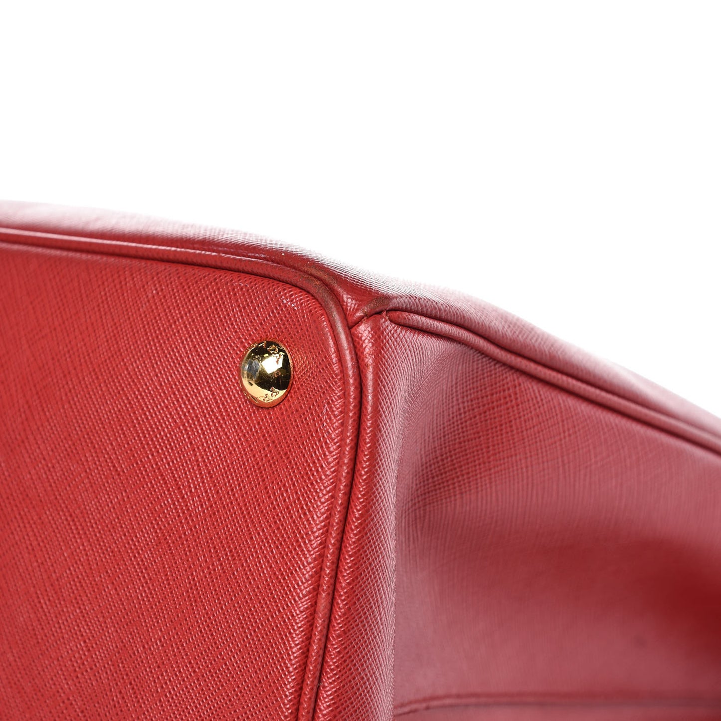 Saffiano Large Galleria Double Zip Tote Fuoco
