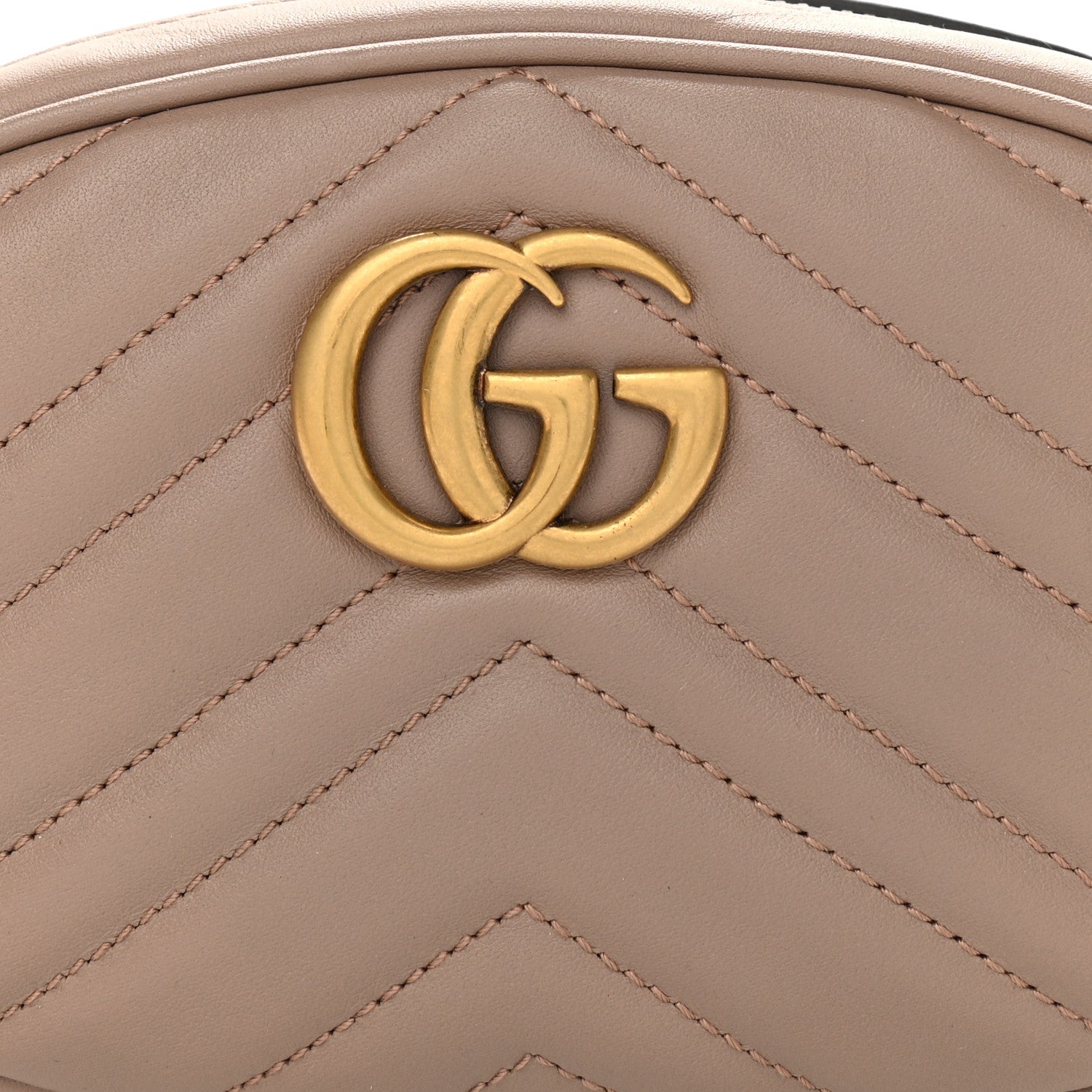 Gucci Calfskin Matelasse GG Marmont Belt Bag 85 34 Porcelain Rose 8 of 10