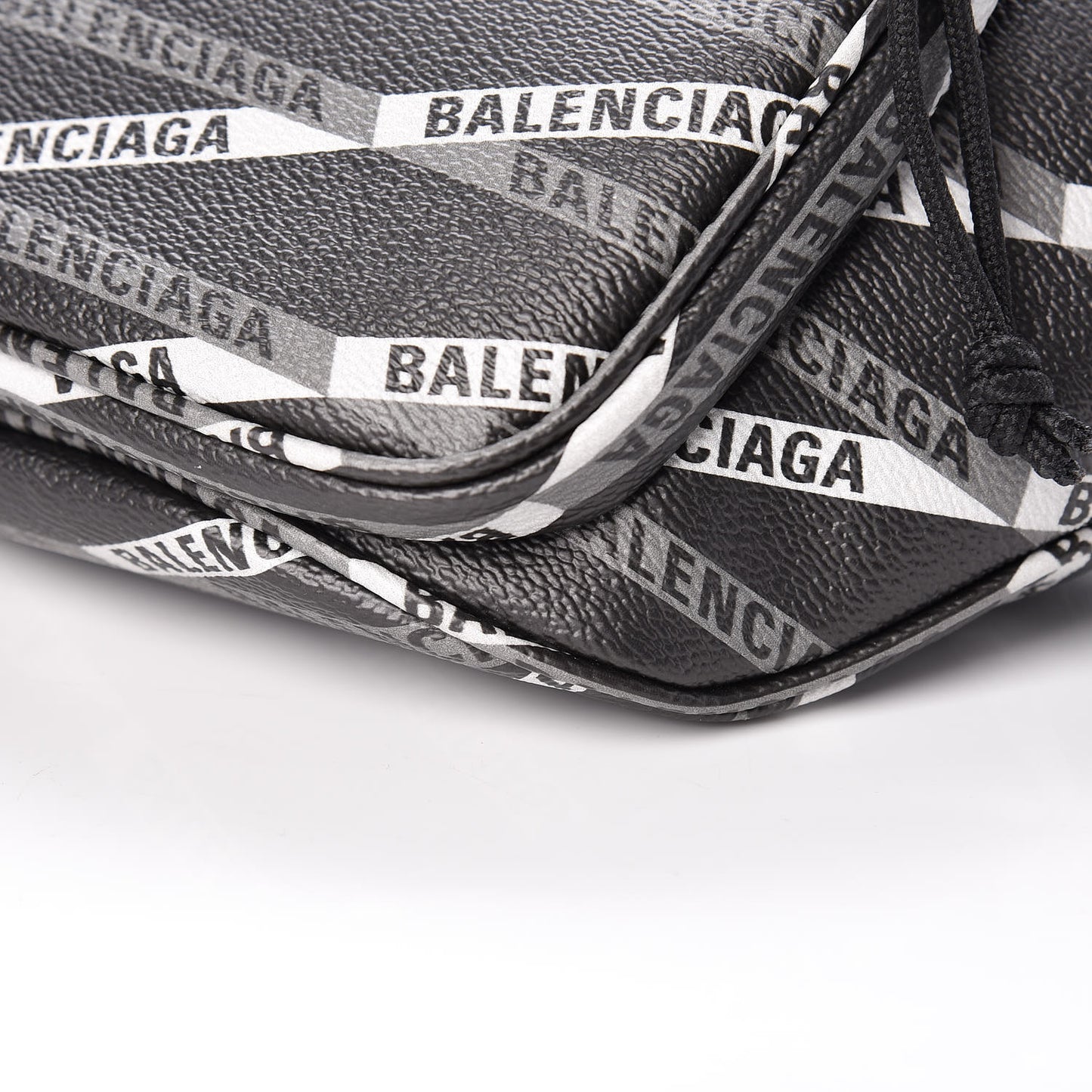 Coated Canvas Losange Monogram Explorer Belt Bag Black Grey