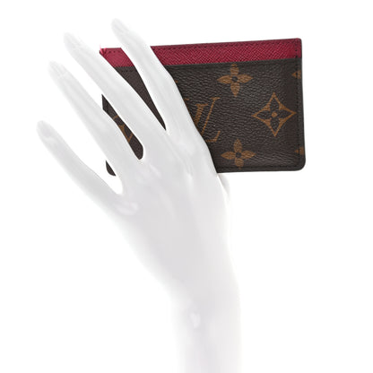 Louis Vuitton Monogram Card Holder Fuchsia 2 of 13