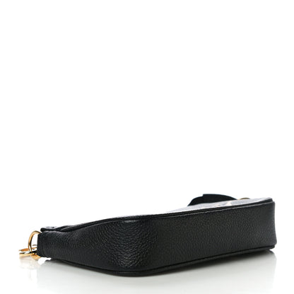 Louis Vuitton Empreinte Monogram Giant Mini Pochette Accessories Black 4 of 10