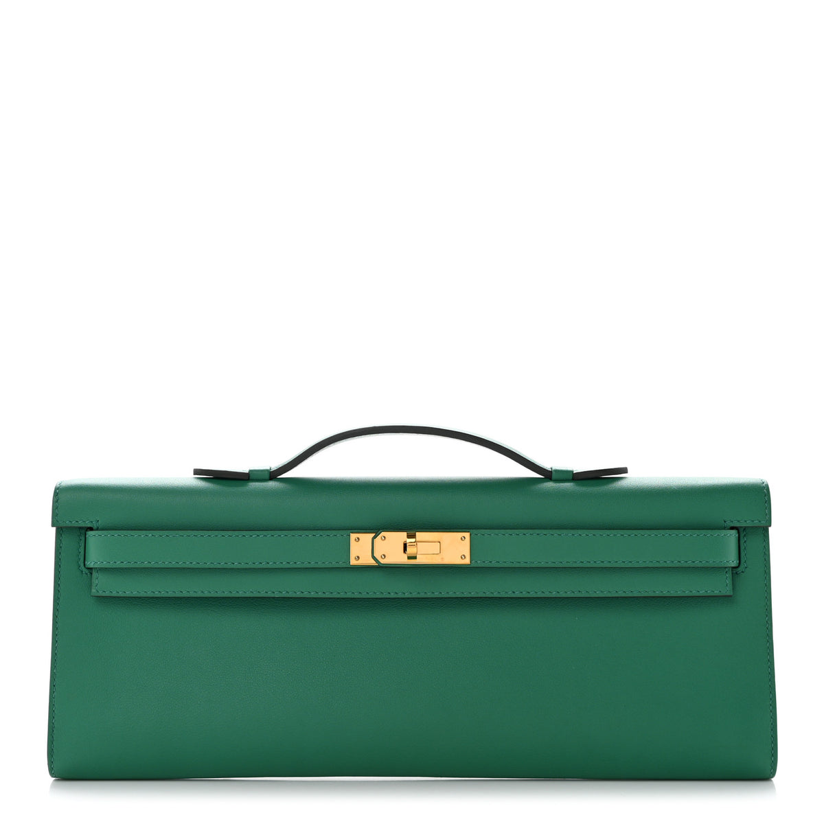 Swift Kelly Cut Clutch Pochette Vert Vertigo