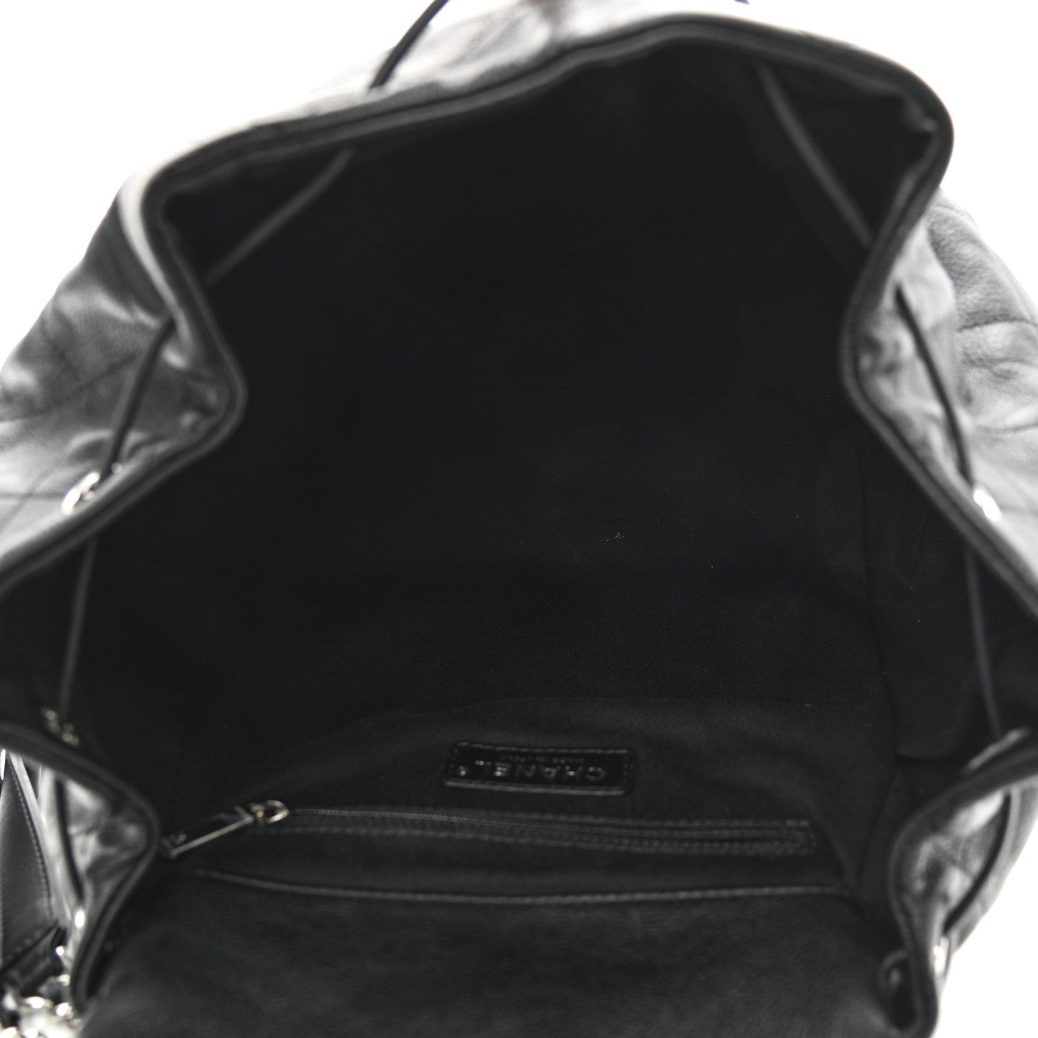Chanel Grained Calfskin Stitched Braided With Style Backpack Black 5 of 11