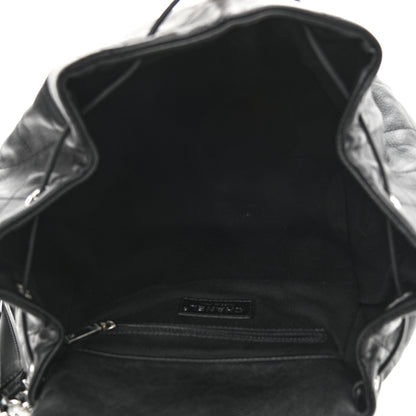 Chanel Grained Calfskin Stitched Braided With Style Backpack Black 5 of 11