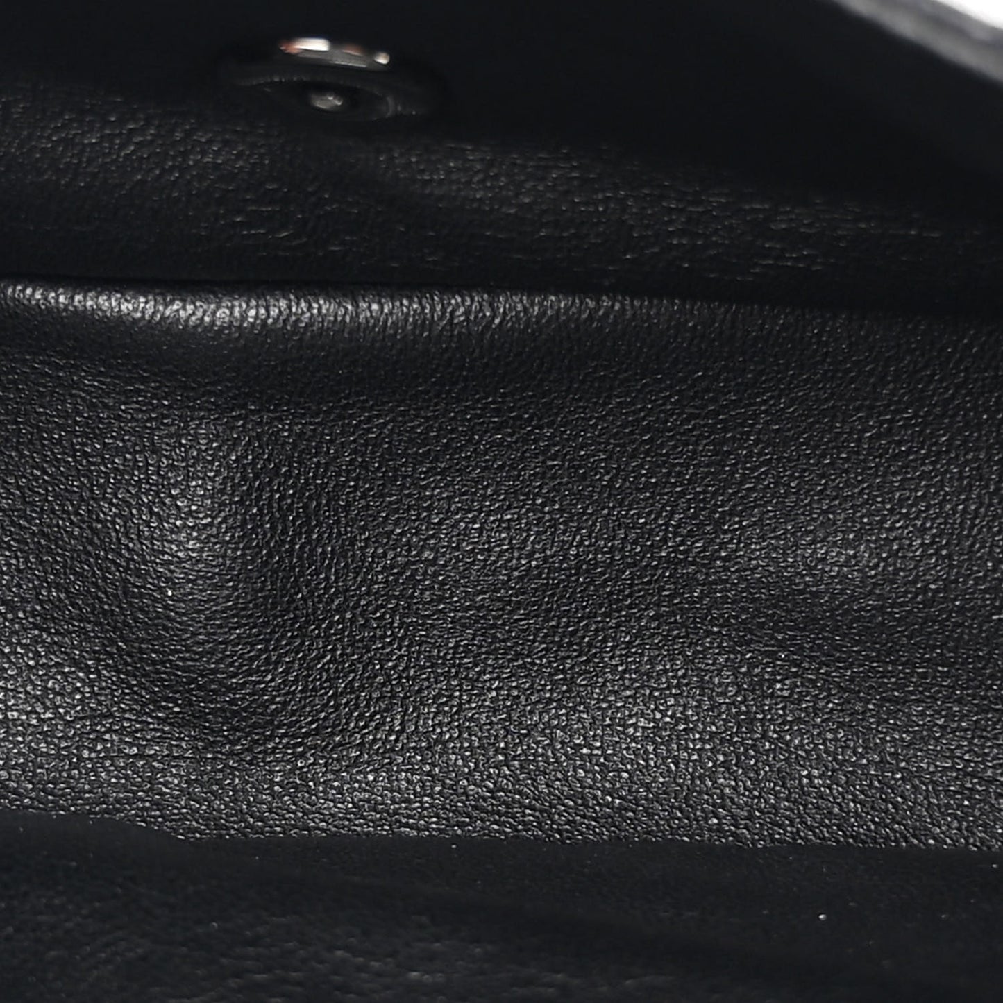 Lambskin Classic Twist Mini Rectangular Flap Black Burgundy