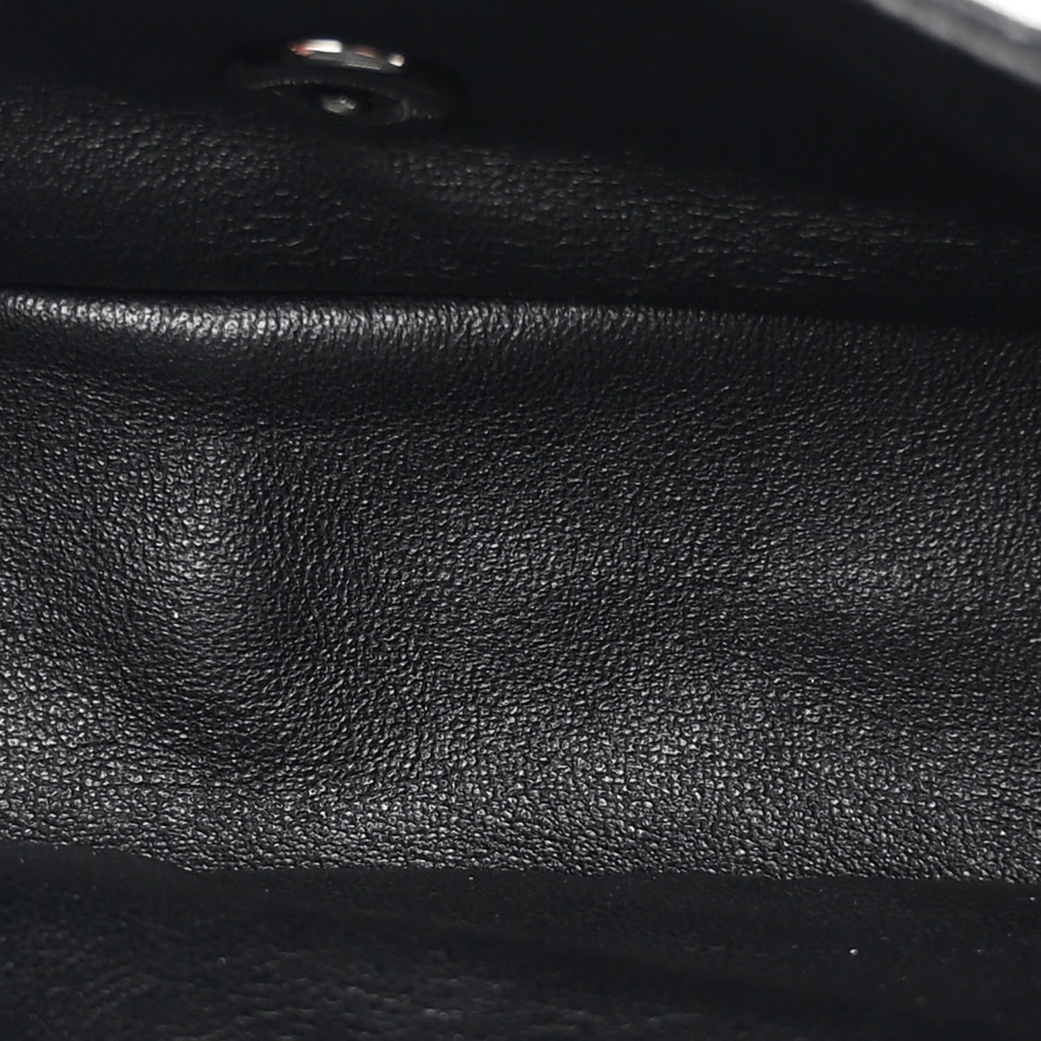 Chanel Lambskin Classic Twist Mini Rectangular Flap Black Burgundy 5 of 13