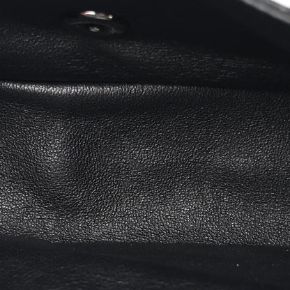 Chanel Lambskin Classic Twist Mini Rectangular Flap Black Burgundy 5 of 13