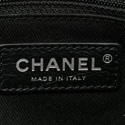 Chanel Glazed Calfskin Quilted Large Lady Pearly Flap Black 8 of 14