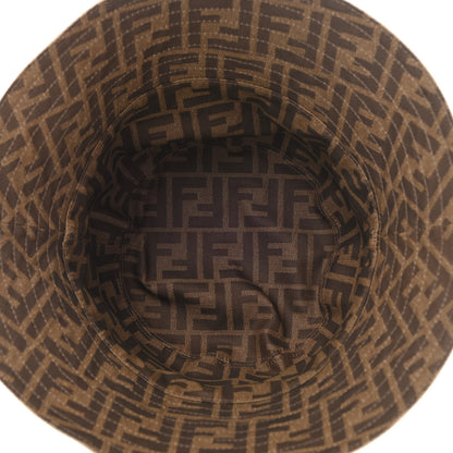 Fendi Technical Fabric FF Reversible Bucket Hat S Tobacco Beige 15 of 15