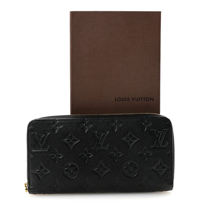 Louis Vuitton Empreinte Zippy Wallet Black 7 of 7