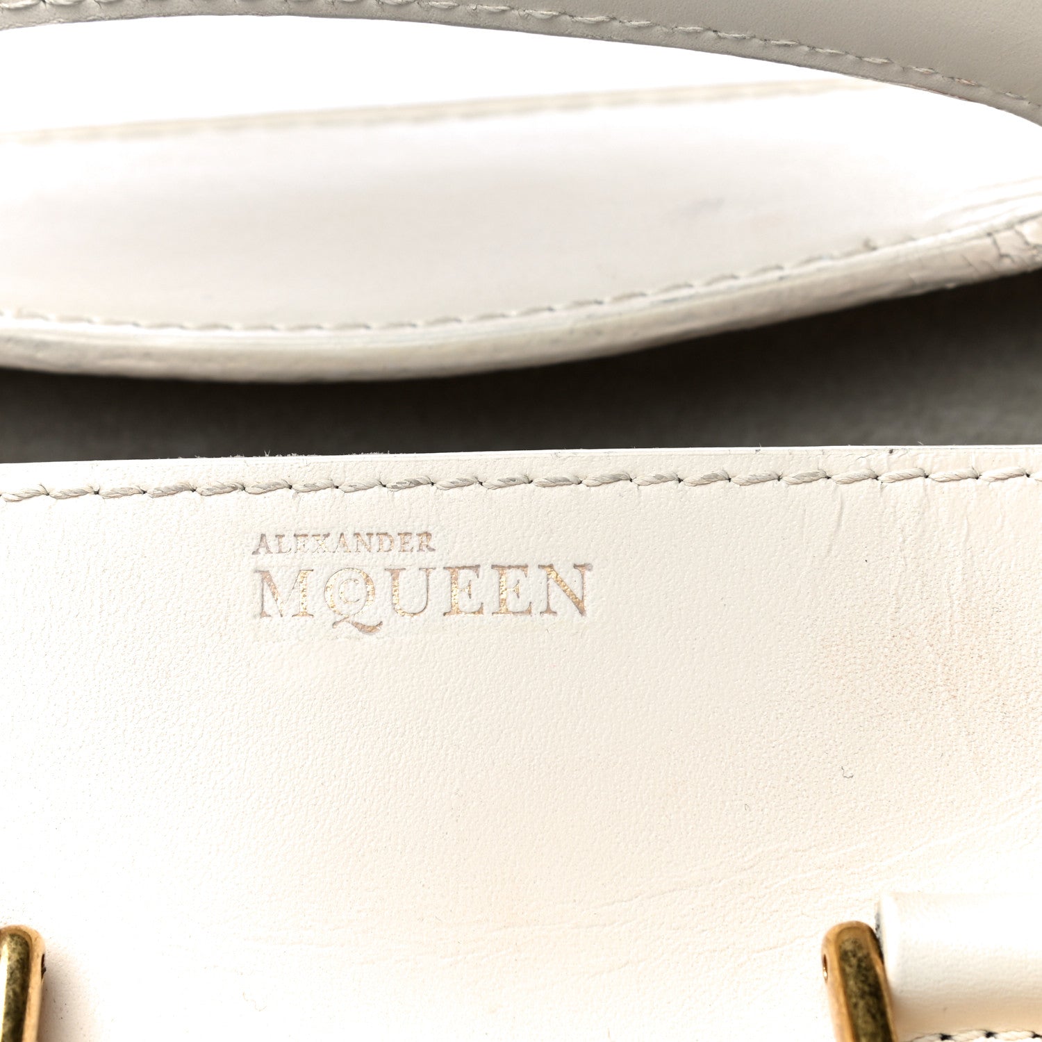 Alexander McQueen Calfskin Mini Heroine Off White 7 of 11