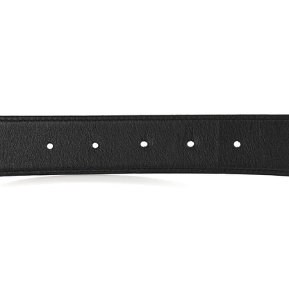 Hermes Epsom Swift 32mm Martelee H Belt 85 34 Bleu Agate Black 4 of 8