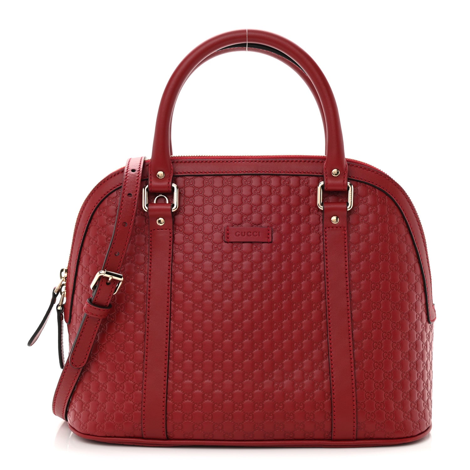 Gucci Microguccissima Medium Dome Bag Red 1 of 10